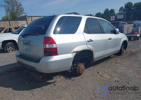 2002 Acura Mdx from USA, damaged, VIN 2HNYD18822H527408
